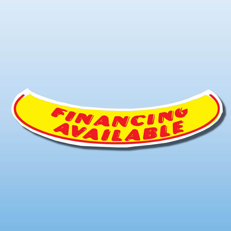 Signs Vinyl Arch Slogans FINANCING AVAILABLE (Smile) Discontinued (SALE)