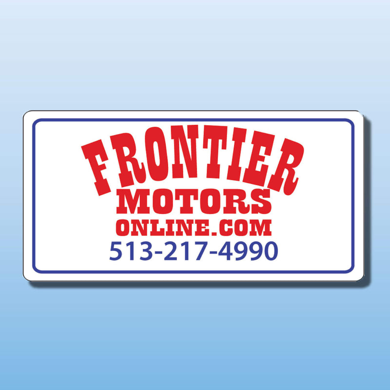 Ad-a-Plate Screen Printed License Plates