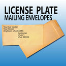 LICENSE PLATE ENV.