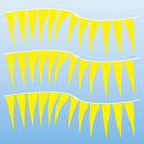 Plastic Cloth Fluorescent Pennants