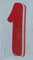 Vinyl Numbers 7 1/2" tall Red White9