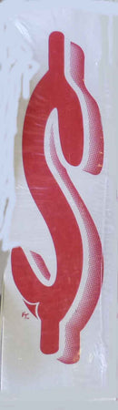 Vinyl Numbers 7 1/2" tall Red White9