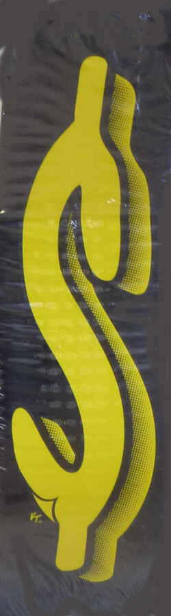 Vinyl Numbers 7 1/2" tall Yellow Black