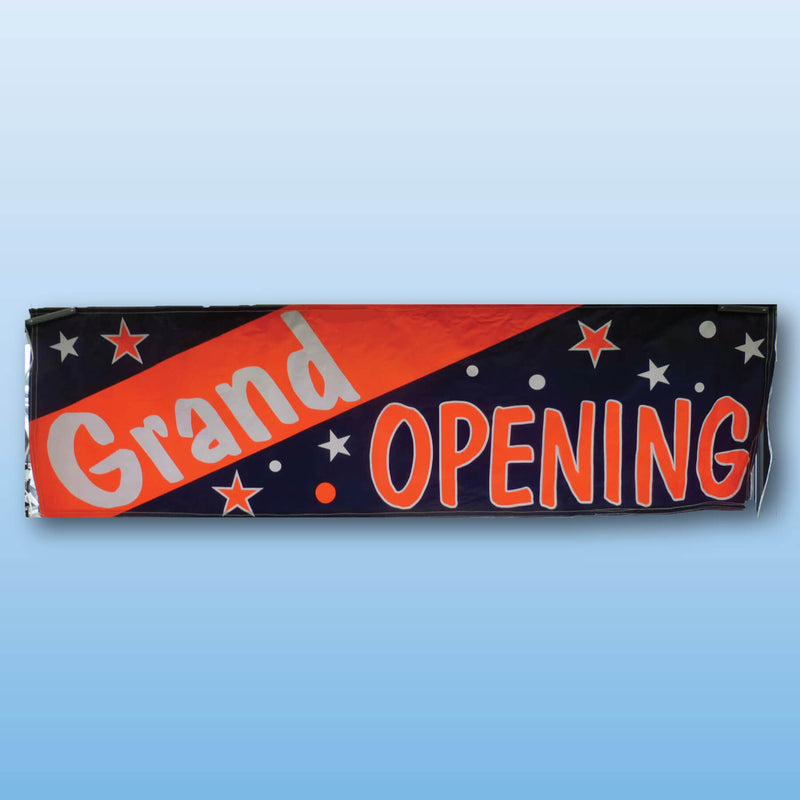 Banners Vinyl 10' stock GRAND OPENING