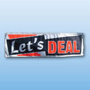 Banners Vinyl 10' stock LET'S DEAL
