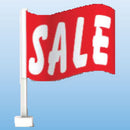 Slogans and Checkered Single-pane Clip-On Flags