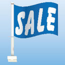 Slogans and Checkered Single-pane Clip-On Flags