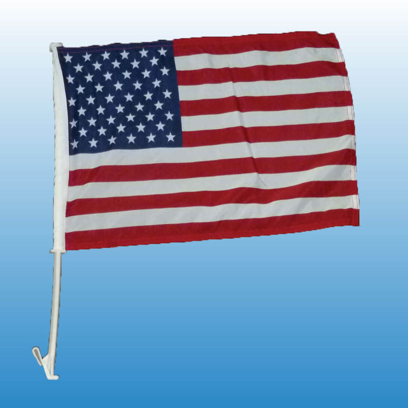 Single-Pane Clip-On USA Flags