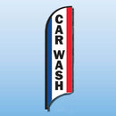 FEATHER FLAGS "STREET TALKER"  VERTICAL RED, WHITE, BLUE