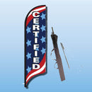 FEATHER FLAGS "STREET TALKER"  STARS & STRIPES