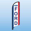 FEATHER FLAGS "STREET TALKER"  VERTICAL RED, WHITE, BLUE