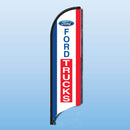 FEATHER FLAGS "STREET TALKER"  VERTICAL RED, WHITE, BLUE