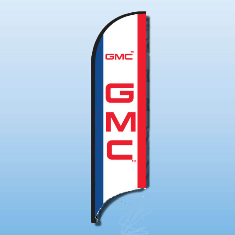 FEATHER FLAGS "STREET TALKER"  VERTICAL RED, WHITE, BLUE