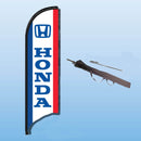 FEATHER FLAGS "STREET TALKER"  VERTICAL RED, WHITE, BLUE