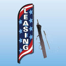 FEATHER FLAGS "STREET TALKER"  STARS & STRIPES