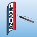 FEATHER FLAGS "STREET TALKER"  VERTICAL RED, WHITE, BLUE