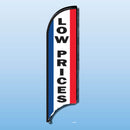 FEATHER FLAGS "STREET TALKER"  VERTICAL RED, WHITE, BLUE