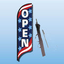 FEATHER FLAGS "STREET TALKER"  STARS & STRIPES