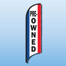 FEATHER FLAGS "STREET TALKER"  VERTICAL RED, WHITE, BLUE