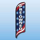 FEATHER FLAGS "STREET TALKER"  STARS & STRIPES