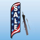 FEATHER FLAGS "STREET TALKER"  STARS & STRIPES