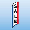 FEATHER FLAGS "STREET TALKER"  VERTICAL RED, WHITE, BLUE