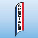 FEATHER FLAGS "STREET TALKER"  VERTICAL RED, WHITE, BLUE