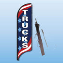 FEATHER FLAGS "STREET TALKER"  STARS & STRIPES