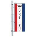 Double Faced Dealer Free Flying Drape Flag