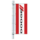 Double Faced Dealer Bracket Drape Flag