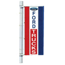 Double Faced Dealer Free Flying Drape Flag