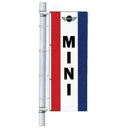 Single Faced Dealer Free Flying Drape Flag