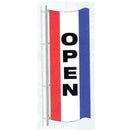 Single Faced Stock Message Free Flying Drape Flag