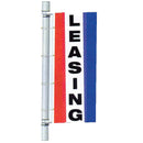 Single Faced Stock Message Bracket Drape Flag