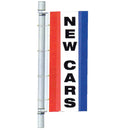 Double Faced Stock Message Bracket Drape Flag