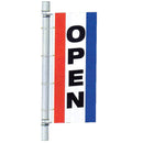 Single Faced Stock Message Bracket Drape Flag