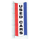 Single Faced Stock Message Free Flying Drape Flag