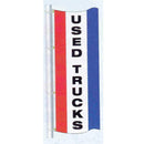 Single Faced Stock Message Free Flying Drape Flag