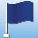 Slogans and Checkered Double-pane Clip-On Flags