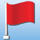 Slogans and Checkered Double-pane Clip-On Flags