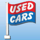 Slogans and Checkered Double-pane Clip-On Flags