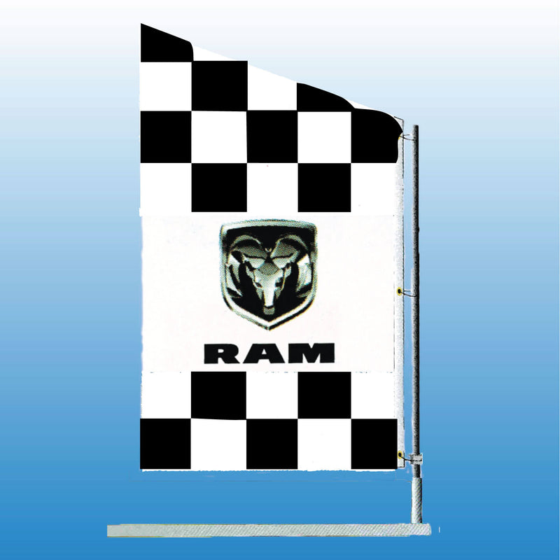 Spacewalker Flag DODGE RAM
