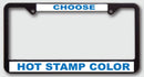 Standard Raised Letter License Plate Frames