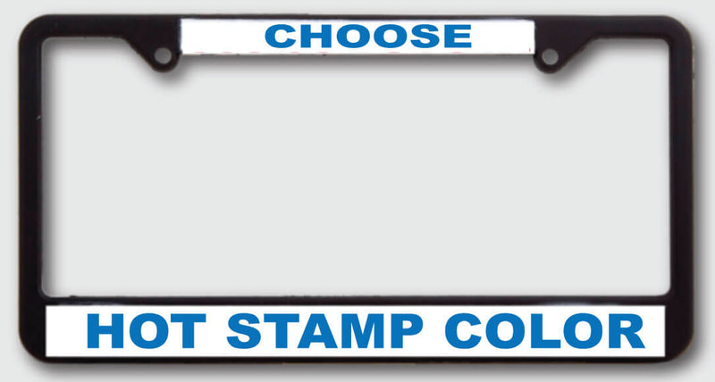 Standard Raised Letter License Plate Frames