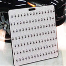 Keyboard Storage White Board with clips 105ct