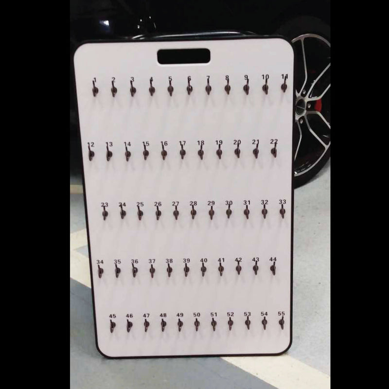 Keyboard Storage White Board with clips 55ct