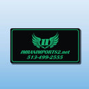 Custom Ad-Plates Polystyrene - Polyethylene