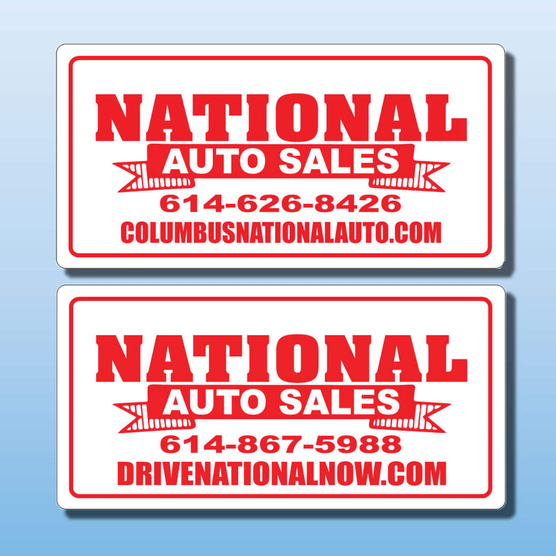 Ad-a-Plate Screen Printed License Plates