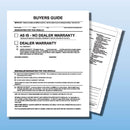 OUTDOOR Blank and Pre Printed Buyers Guides