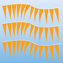 Plastic Cloth Fluorescent Pennants